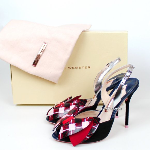 NEW Sophia Webster Leather Bow Sandals - Party/ Cocktail/ Evening - Picture 2 of 11